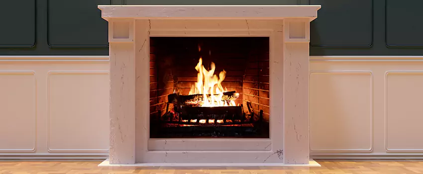 Decorative Electric Fireplace Installation in Wellington, Florida