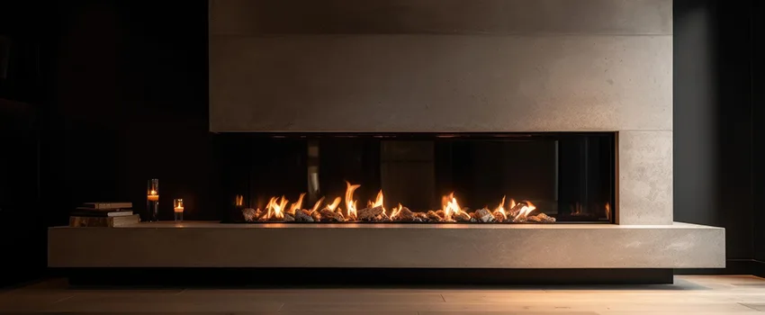 Gas Fireplace Ember Bed Design Services in Wellington, Florida