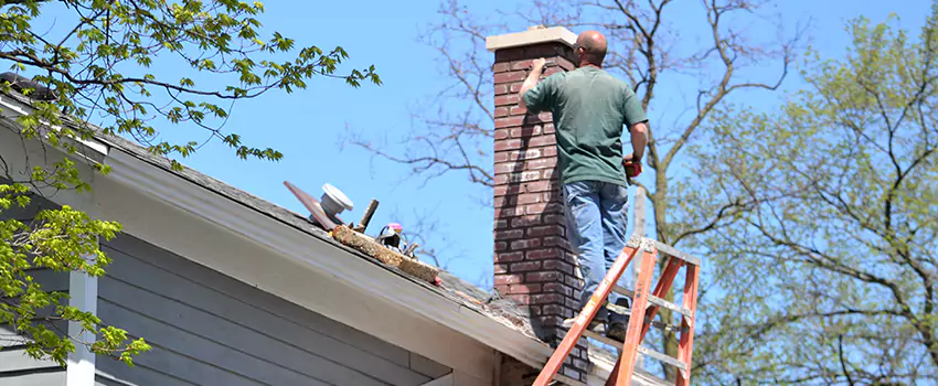 Vinyl and PVC Chimney Flashing Installation in Wellington, FL