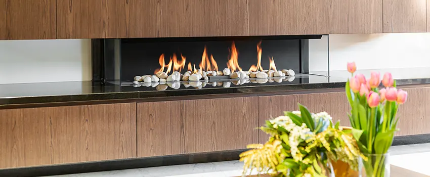 Double-height Fireplace Design Refurbishment in Wellington, Florida