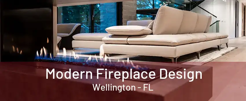 Modern Fireplace Design Wellington - FL