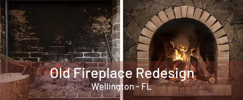 Old Fireplace Redesign Wellington - FL